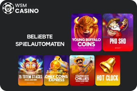 WSM Casino Beliebte Spielautomaten
